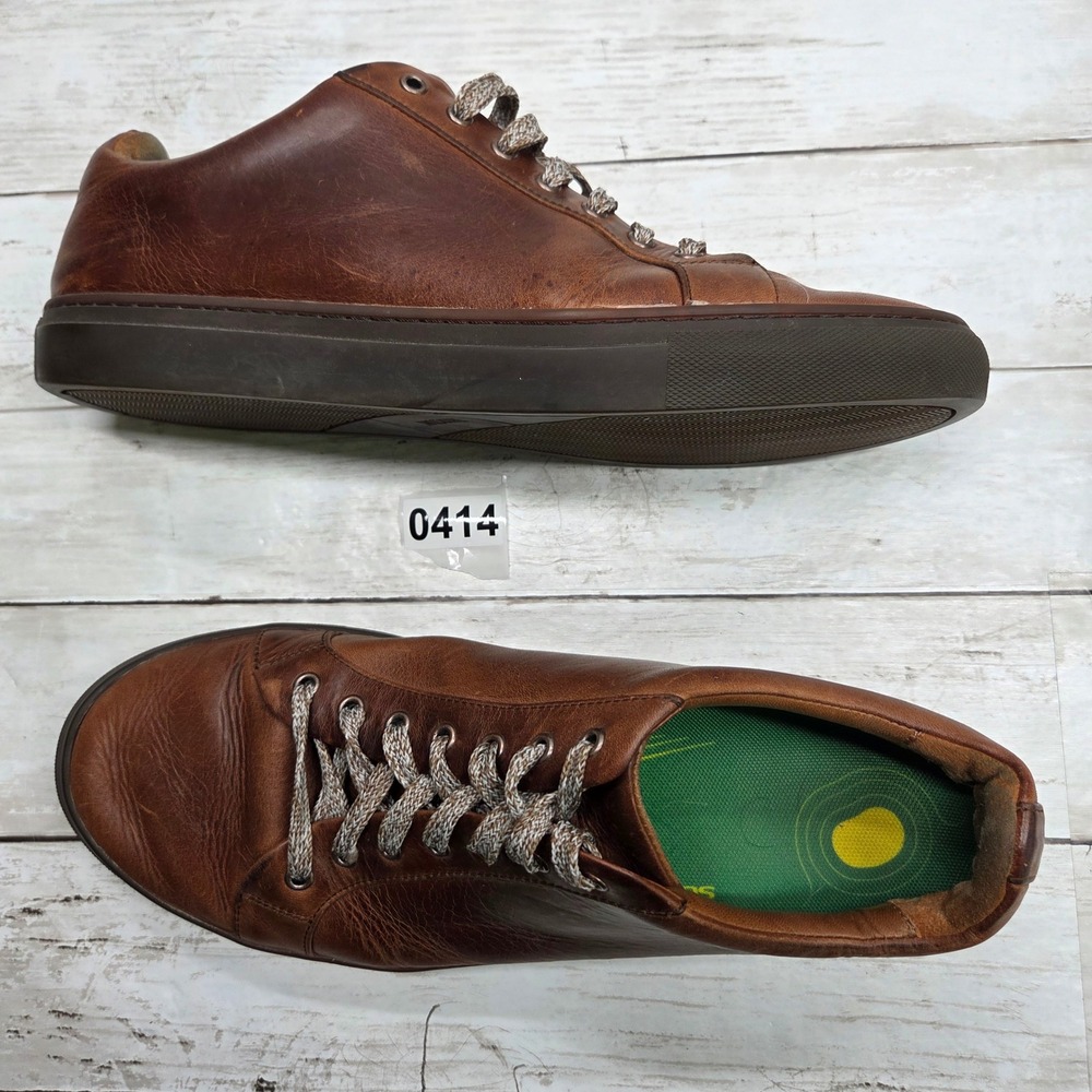 Thursday Boot Company Premier Low Top Sneaker Men 12.5 Brown Leather Minimalist